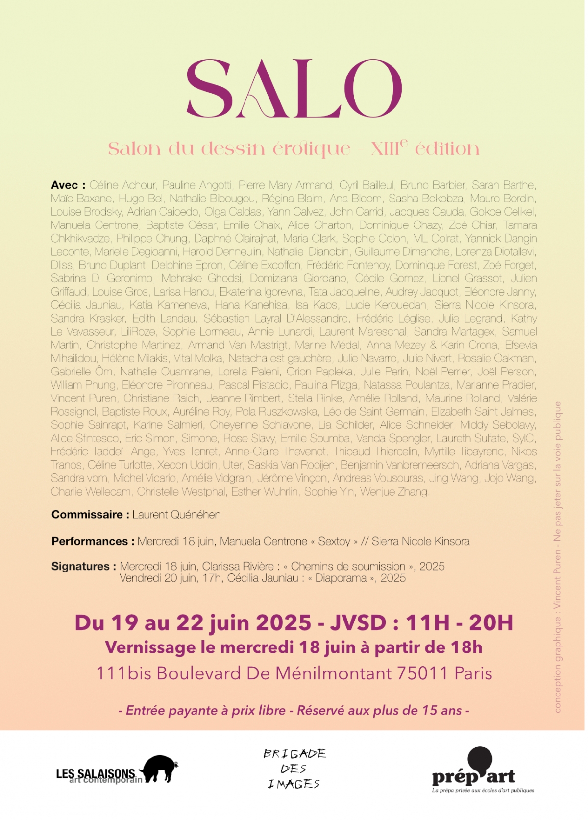 Exposition Collective Salo XIIIe édition - Laurent Qhénéhen par Charlie Wellecam
