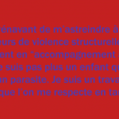 Lettre ouverte au monde de "l'insertion", témoignage d'un a.a. par Charlie Wellecam