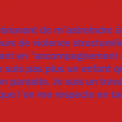 Lettre ouverte au monde de "l'insertion", témoignage d'un a.a. par Charlie Wellecam